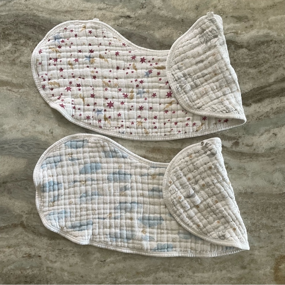 Aden + Anais Harry Potter 100% Cotton Muslin Burpy Bibs